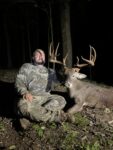 Curt Tallman of Sistersville, W.Va. with an 11 point buck killed in September 2022 in Tyler County 

